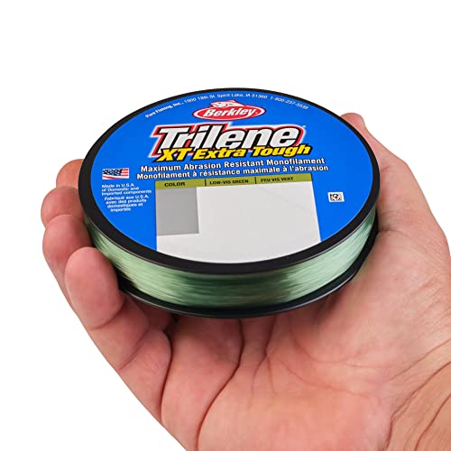 Berkley Trilene XT Monofilament Fishing Line - color: Low-Vis Green, size: 330 yd, style: 4 Pounds