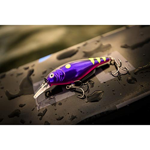 Berkley Flicker Shad Shallow - color: Slick Purple Bengal, size: 2/7 oz, 2 3/4"