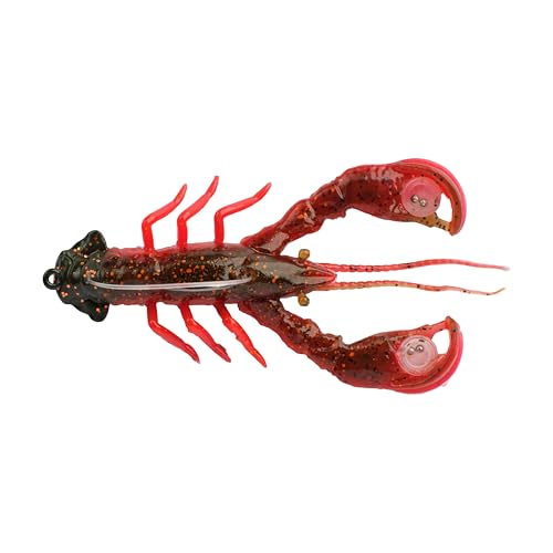 Berkley PowerBait Clatter Craw Fishing Soft Bait - color: Watermelon Red