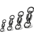 Fishing Barrel Swivels Saltwater Small Ball Bearing Swivel Heavy Duty Stainless Steel Swivels Freshwater Fish Tackle - size: Size5 (134lb) 40 Pack