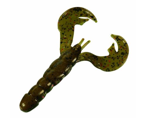 Strike King Rage Tail Craw - color: Double Header - Red, size: 0.145 inch