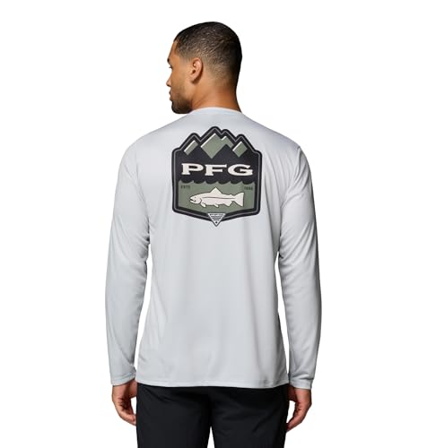 Columbia Terminal Tackle PFG Shield Long Sleeve - color: Cool Grey, size: X-Large