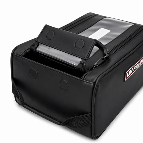EZ PRO Tackle Bag - Pull Handle, Clear Window, Fits 25+ Baits