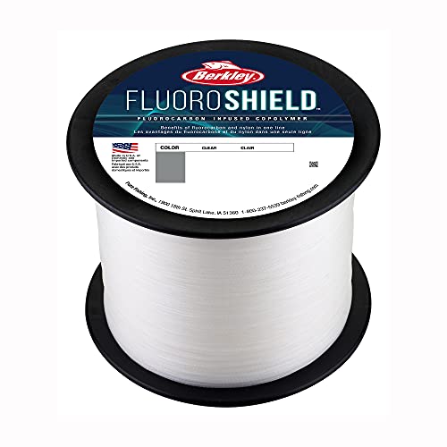 Berkley FluoroShield Fluorocarbon Fishing Line, Clear - size: 3000yd, style: 25lb Test