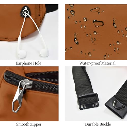 Fanny Pack for Women Men,Crossbody Fanny Pack Water Resistant Sports Waist Bag Pack, Belt Bag for Travel Hiking Running - color: 1pack-blown