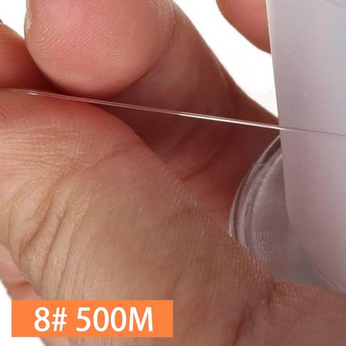 480 Yards Clear Fishing Line Braided Fishing Wire Abrasion Fish String Fish Line Fish Wire Nylon String for Hanging Christmas Decoration Balloon Garland Crafts