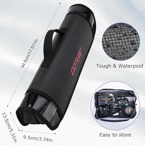Goture Fishing Rod and Reel Combos,1.8M-2.7M Telescopic Fishing Pole Spinning Reel Line Lures Set with Carrier Bag,Telescopic Rod Kit for Starter Travel Saltwater Freshwater Gear Gift - color: A3:Fishing Pole Kit with Carrier Bag, size: 9 ft/2.7 m
