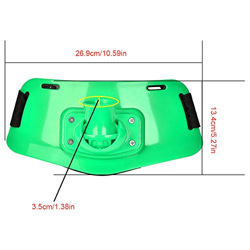 90?? Adjustable Fishing Waist Belts Rod Pole Holder Fighting Fish Tackle - color: Green