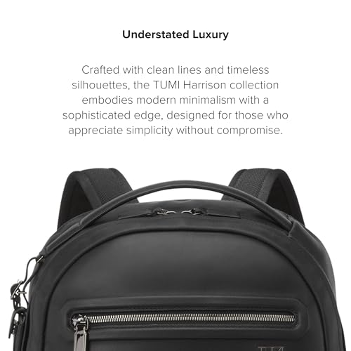 TUMI - Harrison Warren Backpack - 15-Inch Laptop Backpack - Stylish Women's & Men's Backpack for Travel & Business - Black Bombe - color: Black Bombe