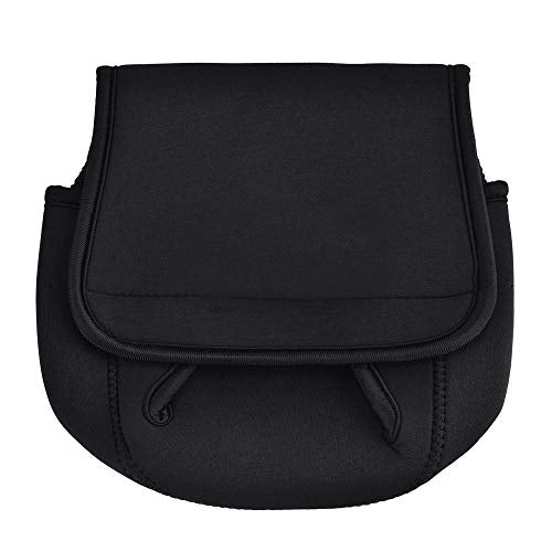 2 Sizes Leo Spinning Reel Cover, Baitcasting Trolling Fishing Reel Pouch Bag, Fishing Spinning Reel Cover Pouch for Outdoor Use - size: Small
