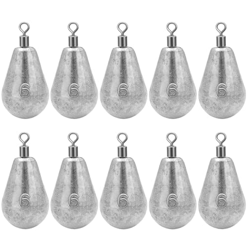Long Casting Swivel Bell Sinkers Fishing Weights Drop Shot Weights with Swivels Fishing Lead Sinker 1/2oz 3/4oz 1oz 2oz 3oz - size: 3/4oz-10pcs