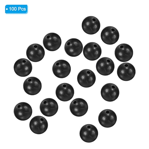PATIKIL Fishing Beads, Soft Plastic Round Rubber Fishing Bait Eggs Rig Beads Tackle Lures Accessories with Storage Box - size: 10mm