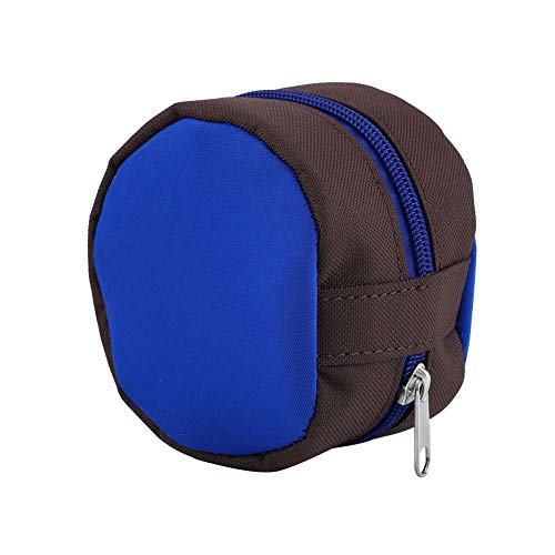 Leather Fly Reel Case Bag 10×7×7 Safety Fly Fishing Reel Case Protector Soft Pocket Cover Bag Pouch Holder