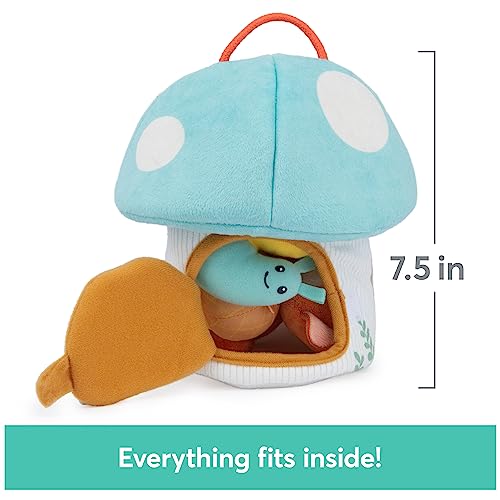 Baby GUND Play Soft My Woodland Friends 5-Piece Plush Playset with Rattle, Squeaker & Crinkle Plush Toys, Sensory Toy for Babies & Newborns, 7.5” - style: Woodland Friends