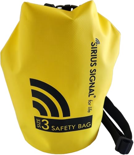 Sirius Signal SB-3L Boating Safety Dry Bag Kit - USCG Approved | Emergency SOS Kit, Includes Electronic Boat Flare Replacement, Essential Safety, Ideal for Kayaks, Boats, and Paddle Craft - size: Dry Bag