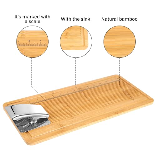 6 Pcs Fish Cleaning Kit Include Cutting Board Fish Fillet Boards with Clamp 2 Knife Cut Resistant Gloves Scale with Built in Measuring Tape Sharpening Rod (Classic) - style: Classic