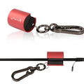 Dovesun Creek Rod Clips Wearable Fishing Rod Holder Clip Fly Fishing Pole Accessories 1PCS & 2PCS - color: Cylindrical-Red-1PCS