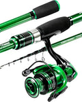 Ghosthorn Fishing Rod and Reel Combo Graphite Telescoping Fishing Pole Portable Travel Kit with Carrier Bag for Freshwater Saltwater - size: 7 ft, style: Fishing Rod+reel(no Lures&line)