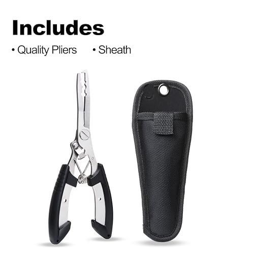 6.5” Fishing Pliers, Fishing Tool For Anglers, Black - style: 1 Pack
