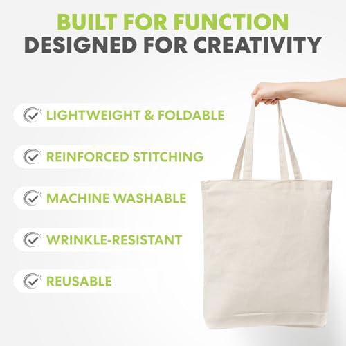 Simpli-Magic Canvas Tote-Bags - size: 50 Pack