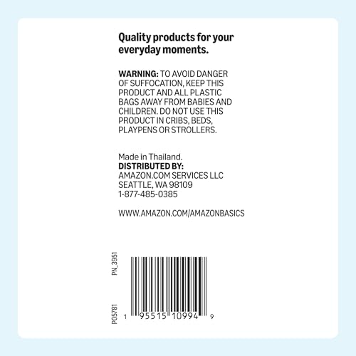 Amazon Basics Square Snack Bags with Double Zipper, Seals in Freshness, 5 1/8" x 4 11/16", 100 Count - size: Square (100 Count) (Pack of 1)