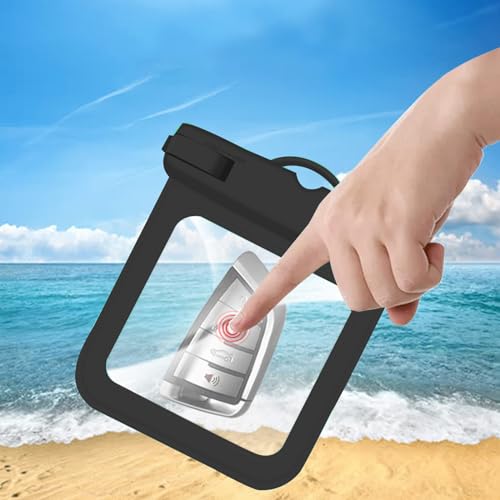 2 Pcs Small Waterproof Pouch, Submersible Waterproof Wallet for Swimming Surfing Fishing, Waterproof Card Holder for Fishing License ID Credit Card Cash