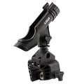 Scotty 339-BK Power Lock Rod Holder with Clamp Mount, BLACK | Non-Permanent Mounting Solution For Your Watercraft