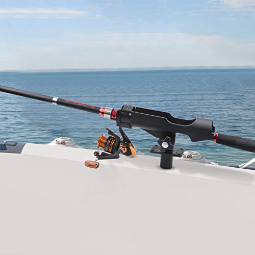 Fishing Rod Holders for Boat Adjustable Fishing Pole Holder with Large Clamp Folding Rod Racks Holder - color: 2pcs #4 Multi-Positional Mounting