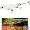 LUCKY CRAFT Sammy 105 Topwater Fishing Lures, 3 Hook, 4-1/8" Floating Freshwater Trout and Bass Lures, Walk-the-Dog Tournament Bait, Bass Fishing Gear and Tackle Box Accessories - color: 292 Lake Murray Clear