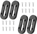 Kayak Track Kayak Low Profile Track,Kayak Rail,Kayak Accessories Mount Track,Kayak Gear Track for Fishing Rod Holder,Kayak Rail Track for Paddle Holders Fish Finder,Cup Holder,Anchor Cleats - size: 4inch4pcs