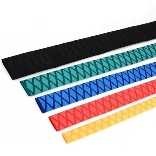 X-Tube Heat Shrink Sleeve Wrap Tubing for Fishing Bulding Handle Cork Rod Grip with Non Slip Waterproof and Insulation, 64 Inch Lengths, Diameter 45 mm, Black