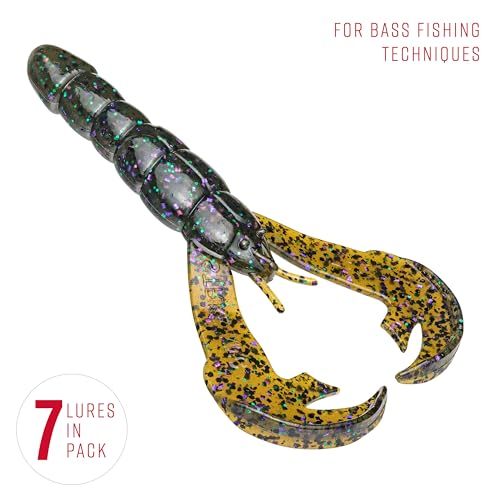 Strike King Rage Tail Craw - color: Candy Craw, size: 4 inch