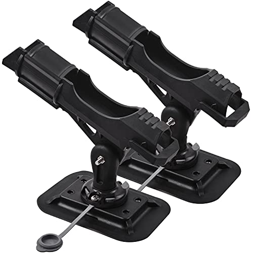 Fishing Rod Holders for Boat Adjustable Fishing Pole Holder with Large Clamp Folding Rod Racks Holder - color: 2PCS 07# Multi-Positional Mounting