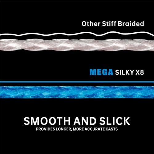 Braided Fishing Line, 8 Strands, Abrasion Resistant, No Stretch, Colored for Visibility, Saltwater/Freshwater - color: X8 Gray, size: 65LB (150 yards)