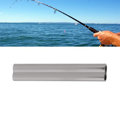 100 Pcs Fishing Line Double Copper Tube Pressure Sleeve Suitable for Making Fishing Group Connections