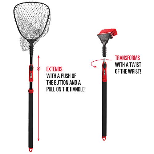 EGO Mini Fish Gripper Tool with Magnetic Release, Extra Wide Jaw, Ergonomic Foam Grip, Aluminum Body, Ideal Fish Lip Gripper for Freshwater and Saltwater, Fishing Gear Compact & Lightweight - color: EGO - MINI