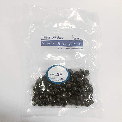 Fishing Sinkers and Weights,Removable Fishing Weights Split Shots Sinkers Carbon - Black 12 Size,Split Shot Fishing Weights - color: 0.45g/0.015oz 500pcs