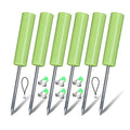 JBRUN Fishing Rod Holder, Fishing Pole Holders Ground, Rod Holders for Bank Beach Fishing, Beach Support Stand Reinforced PVC, Without Hurting The Rod Holder, Alarm Bells…