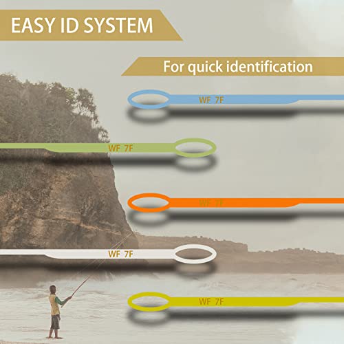 EUPHNG All-Purpose Fly Line Floating Trout Fishing Line Welded Loop Line ID Weight Forward Fly Fishing Line 100FT - color: Moss Green, size: WF2F