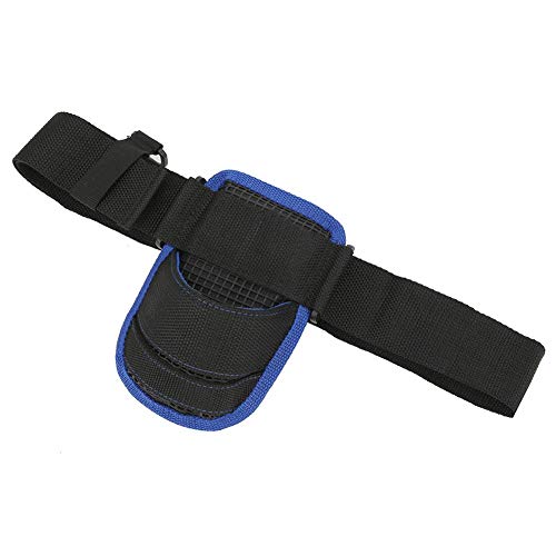 Tbest Belt Fish Rod Holder,Fight Belt Fishing Rod Holder,Fishing Waist Strap,Lightweight Waist Fishing Rod Holder Ox Fabric Belt Strap Support Waist Rod Holder Belt Angling Tools Accessories(Black)