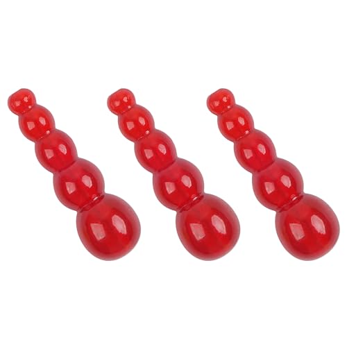 Stacked Fishing Beads, 150/200pcs Fishing Beads Lures Making Supplies Tackle Trout Beads Walleye Rig Inline Spinner Making Accessories Salmon Eggs Saltwater Freshwater - color: red-150pcs