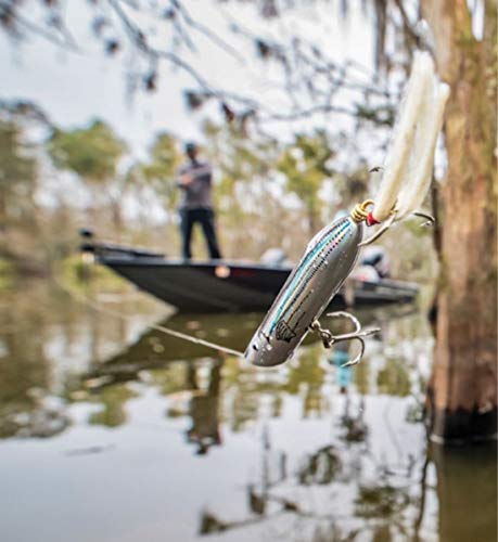 Creek Chub Striper Strike Slow-Sinking Long-Casting Fishing Lure - Saltwater Grade - color: Silver Flash, size: 4 1/4" (1 1/2 oz)
