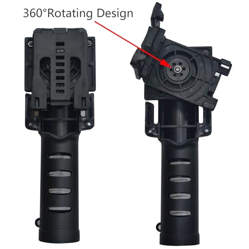 Adjustable Fishing Belt Rod Holder,3rd Hand Belt Clip Rod Holder,Fishing Wading Belt，Innovative 360°Rotating Design