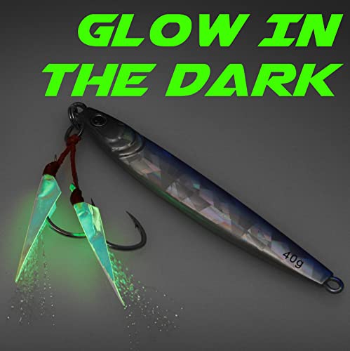 TRUSCEND Vibespinner Easy Catch Fishing Lures with BKK Hooks, Tail Spinner Baits with 4 Actions, Vibrating Swimming Flashing & Jigging for More Bites, Spoon Lures for Bass Trout Crappie Walleye Pike - color: E-1.4oz-3.4"