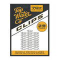 Top Water Co. Fishing Speed Clips - Durable Stainless Steel, Fast Lure Connector (Multiple Sizes) - size: Medium 70lb