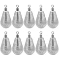 Long Casting Swivel Bell Sinkers Fishing Weights Drop Shot Weights with Swivels Fishing Lead Sinker 1/2oz 3/4oz 1oz 2oz 3oz - size: 1oz-10pcs