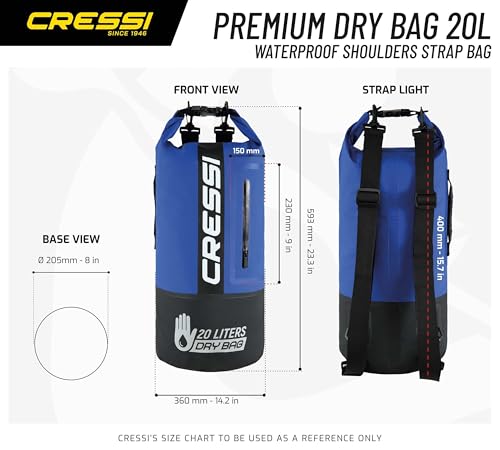 CRESSI Premium Dry Bag - color: Black/Black