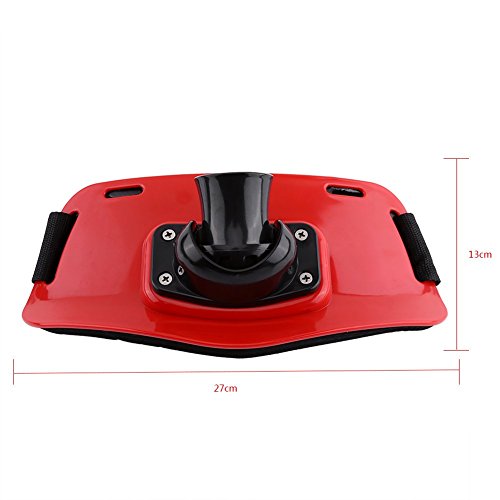 Yosoo Fishing Waist Fishing Fighting Rod Belt Adjustable Rotary Boat Fishing Rod Holderholder (Red) Rod Holders For Belt