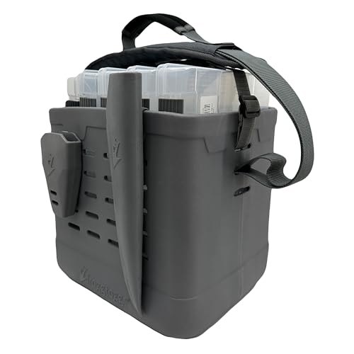 FROGG TOGGS EVA Tackle Vault, Lightweight, Customizable Fishing Tackle Bag - color: Gray, style: 3600 Kit