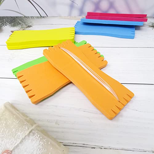 Honbay 10PCS Fishing Line Foam Board, Fishing Line Foam Spool, Fishing Winding Board for Fishing Leader Line, Snelled Hooks & Rigs